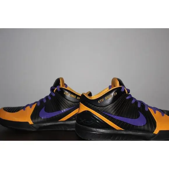 Nike Kobe 4 Sneakers Size 14 2009 Custom 1 of 1 Commemorative Sneakers - Picture 9 of 9